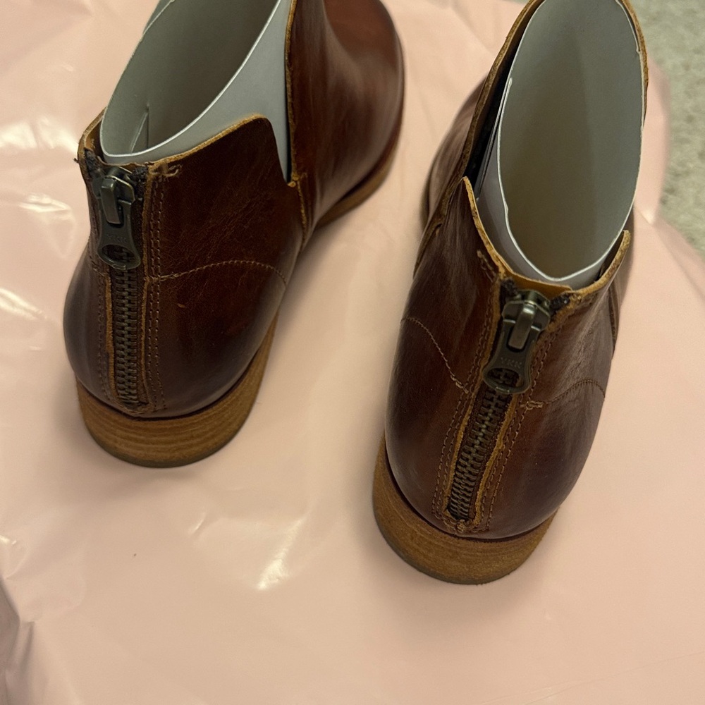 Women's Kork Ease Renny Brown Leather Ankle Booties 9.5 - Picture 7 of 10